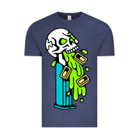 Vintage Denim skull pez Vintage Tee - linhVisuals