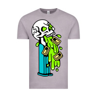 Vintage Zinc skull pez Vintage Tee - linhVisuals