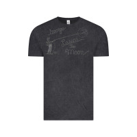 Vintage Black george lassos the moon   its a wonderful life Vintage Tee - linhVisuals