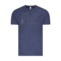 Vintage Denim george lassos the moon   its a wonderful life Vintage Tee - linhVisuals