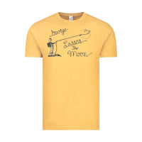 Vintage Mustard george lassos the moon   its a wonderful life Vintage Tee - linhVisuals