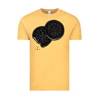 Vintage Mustard oreo lover Vintage Tee - linhVisuals