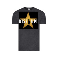 Vintage Black rise up! hamilt musical broadway Vintage Tee - linhVisuals