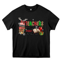 Black teachers always make the nice list Heavy Core Tee - MaliasSmallBusiness