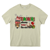 Mossy teachers always make the nice list Heavy Core Tee - MaliasSmallBusiness