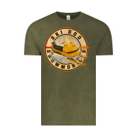 Vintage Olive ski doo vintage snowmobiles Vintage Tee - linhVisuals