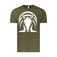 Vintage Olive armadillo isolated Vintage Tee - linhVisuals