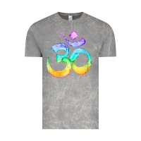 Cloud Rock womens om symbol   psy trance goa yoga meditation buddhism buddhist v Vintage Tee - linhVisuals