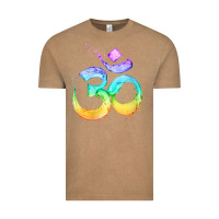 Vintage Coffee womens om symbol   psy trance goa yoga meditation buddhism buddhist v Vintage Tee - linhVisuals