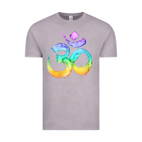 Vintage Zinc womens om symbol   psy trance goa yoga meditation buddhism buddhist v Vintage Tee - linhVisuals
