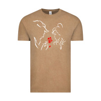 Vintage Coffee beauty the beast love Vintage Tee - linhVisuals
