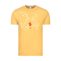 Vintage Mustard beauty the beast love Vintage Tee - linhVisuals