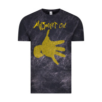 Cloud Black Midnight Oil colour Vintage Tee - linhVisuals