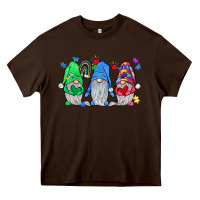 Chocolate Brown autism gnome Heavy Core Tee - JahusDesignShop