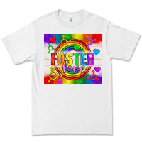 White Foster Love LGBTQ+ Tumbler Premium Tee - BundleAndBundleShop