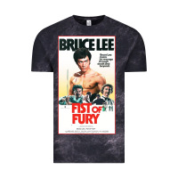 Cloud Black fist of fury by bruce Vintage Tee - linhVisuals