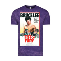 Cloud Purple fist of fury by bruce Vintage Tee - linhVisuals