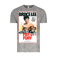 Cloud Rock fist of fury by bruce Vintage Tee - linhVisuals