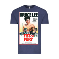 Vintage Denim fist of fury by bruce Vintage Tee - linhVisuals