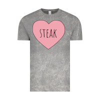 Cloud Rock i heart steak Vintage Tee - linhVisuals