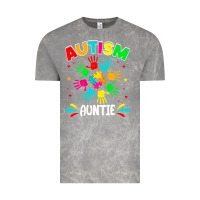 Cloud Rock autistic auntie puzzle support family autism awareness sweatshirt Vintage Tee - linhVisuals