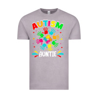 Vintage Zinc autistic auntie puzzle support family autism awareness sweatshirt Vintage Tee - linhVisuals