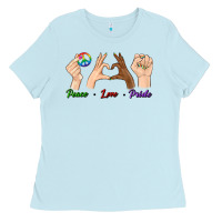 Peace Love Pride Ladies Tee | Teevron