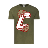 Vintage Olive charleston cougars Vintage Tee - linhVisuals