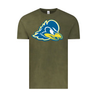 Vintage Olive delaware blue hens Vintage Tee - linhVisuals