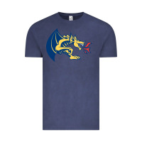 Vintage Denim drexel dragons Vintage Tee - linhVisuals