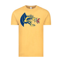 Vintage Mustard drexel dragons Vintage Tee - linhVisuals