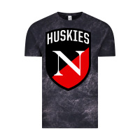 Cloud Black northeastern huskies Vintage Tee - linhVisuals