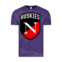Cloud Purple northeastern huskies Vintage Tee - linhVisuals