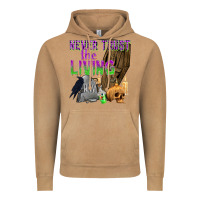 Vintage Camel Never Trust The Living Vintage Hoodie - texasbilliewilder
