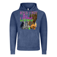 Vintage Denim Never Trust The Living Vintage Hoodie - texasbilliewilder