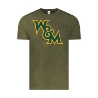 Vintage Olive william & mary tribe Vintage Tee - linhVisuals