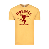 Vintage Mustard vintag fireball   whisky Vintage Tee - linhVisuals