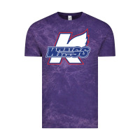 Cloud Purple Kalamazoo ice hockey Vintage Tee - linhVisuals