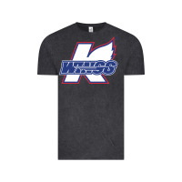Vintage Black Kalamazoo ice hockey Vintage Tee - linhVisuals