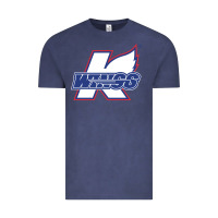 Vintage Denim Kalamazoo ice hockey Vintage Tee - linhVisuals