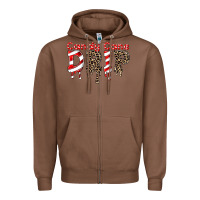 Chestnut candy cane drip Zipper Hoodie - FaDigitalArtStudio