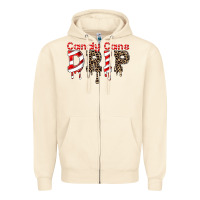 Sandshell candy cane drip Zipper Hoodie - FaDigitalArtStudio