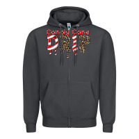 Smoke candy cane drip Zipper Hoodie - FaDigitalArtStudio
