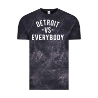 Cloud Black det roit vs everybody Vintage Tee - linhVisuals
