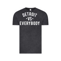 Vintage Black det roit vs everybody Vintage Tee - linhVisuals