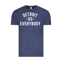 Vintage Denim det roit vs everybody Vintage Tee - linhVisuals