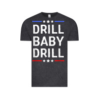 Vintage Black drill baby drill t shirt support usa energy independence t shirt Vintage Tee - linhVisuals