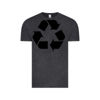 Vintage Black Recycle Vintage Tee - linhVisuals