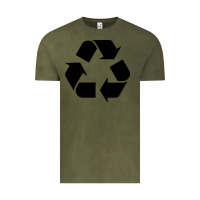 Vintage Olive Recycle Vintage Tee - linhVisuals