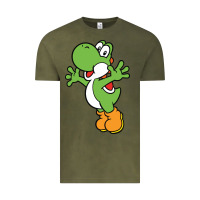 Vintage Olive yoshi Vintage Tee - linhVisuals
